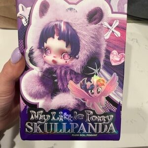 My Little Pony Skullpanda Plush Pendant - Purple Pink